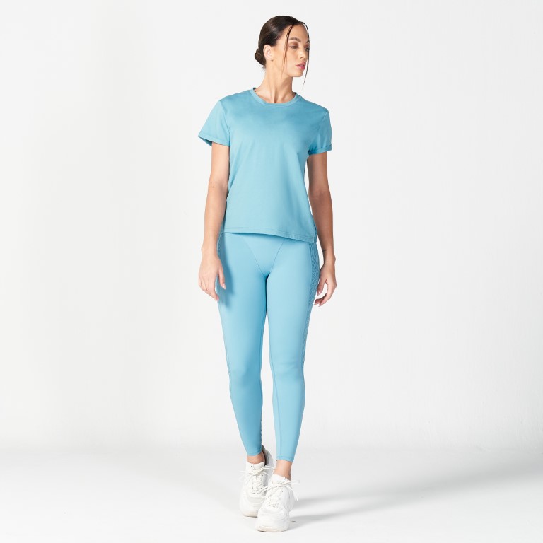 Core Wild Panel Relaxed Tee - Delph Blue
